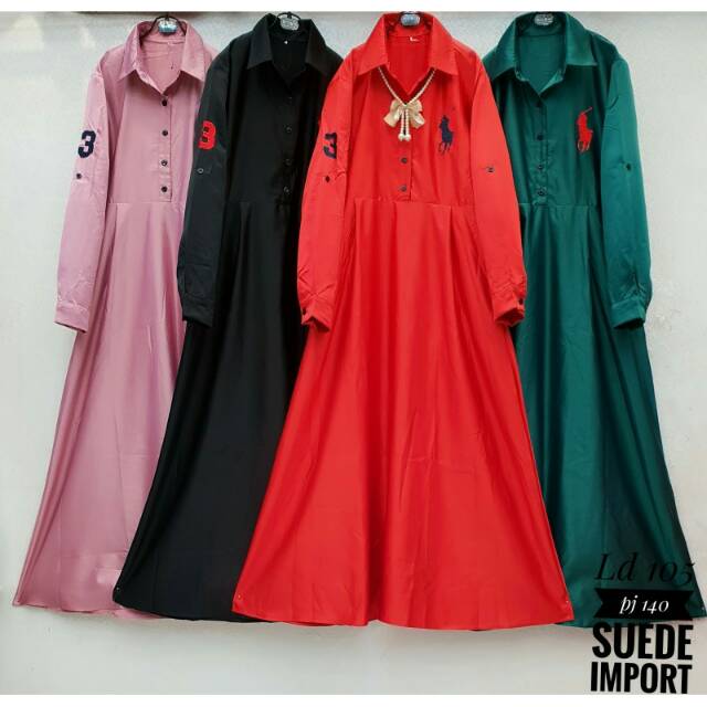 MAXI DRESS SUEDE IMPORT