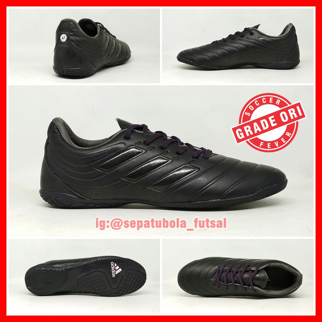 Sepatu Futsal Dewasa Adidas Copa Hitam