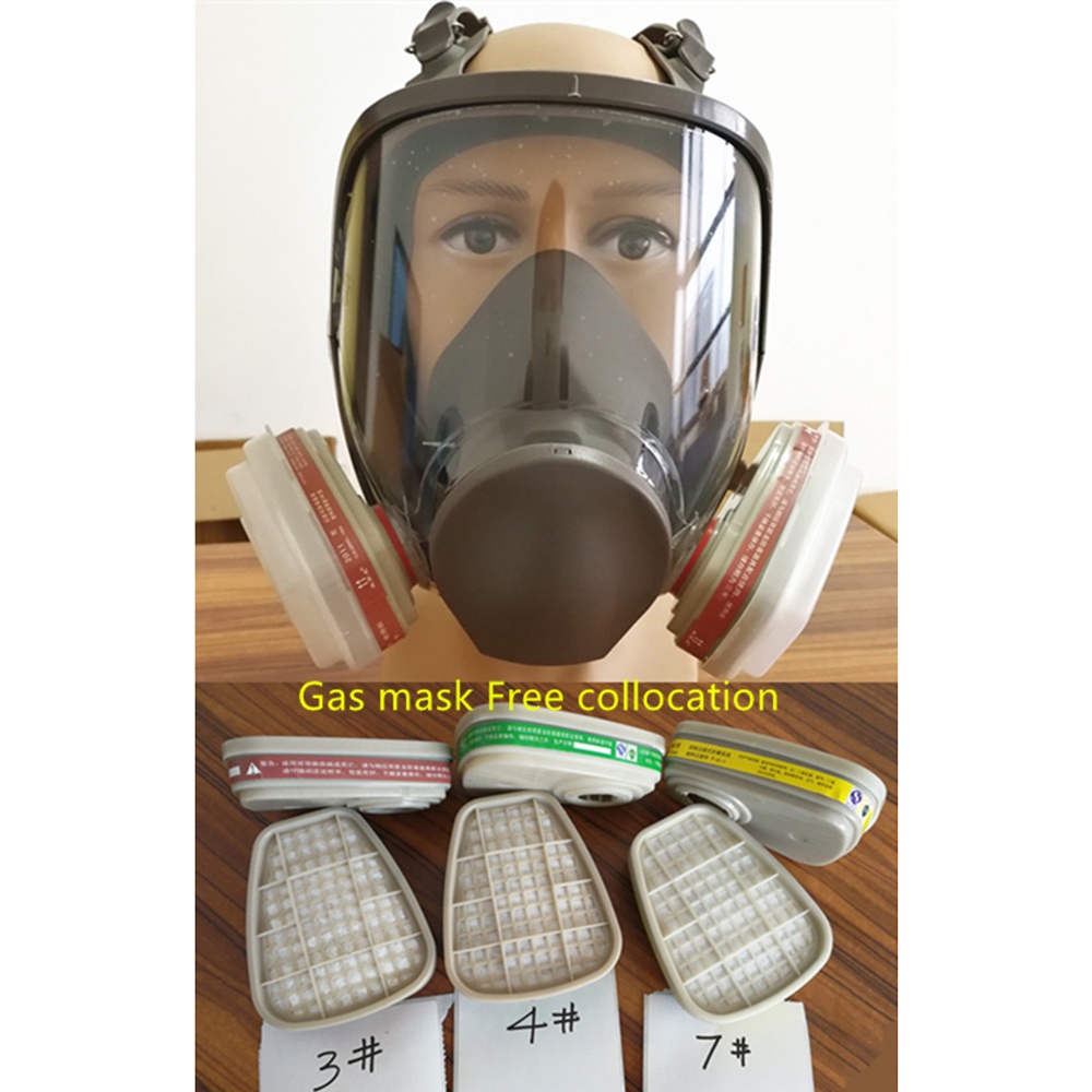 Masker Gas Acid Full Face Anti Debu Chemical Model 7