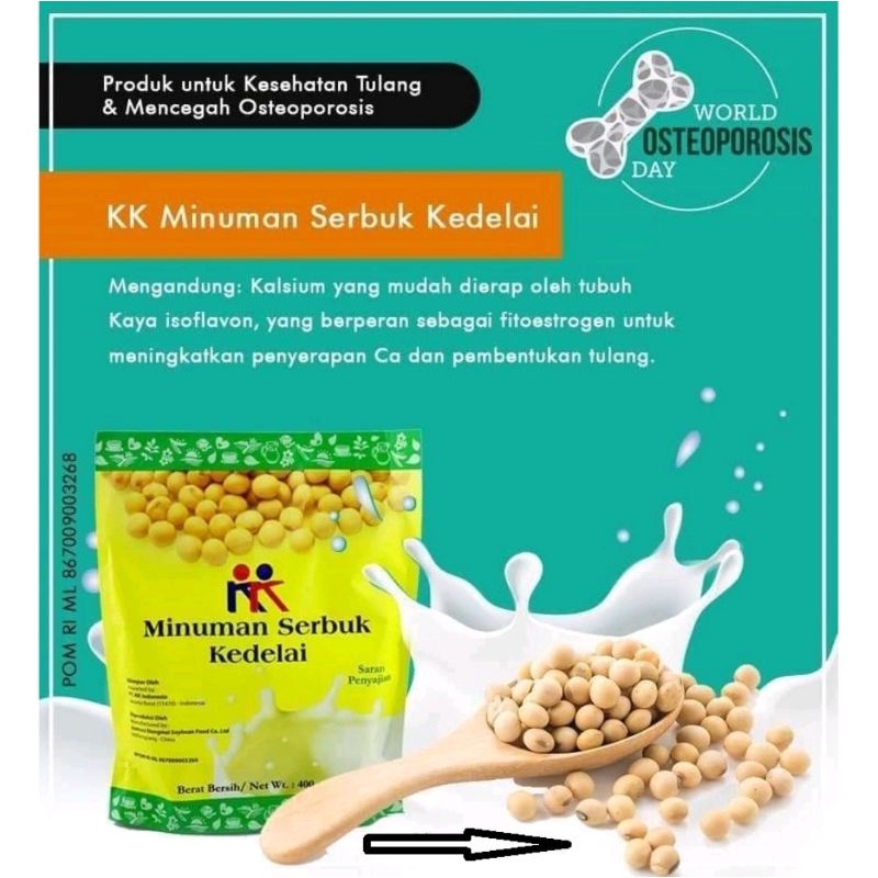 

Susu Kedelai | KK INDONESIA | soya bean | Bubuk susu kedelai | 100% Original