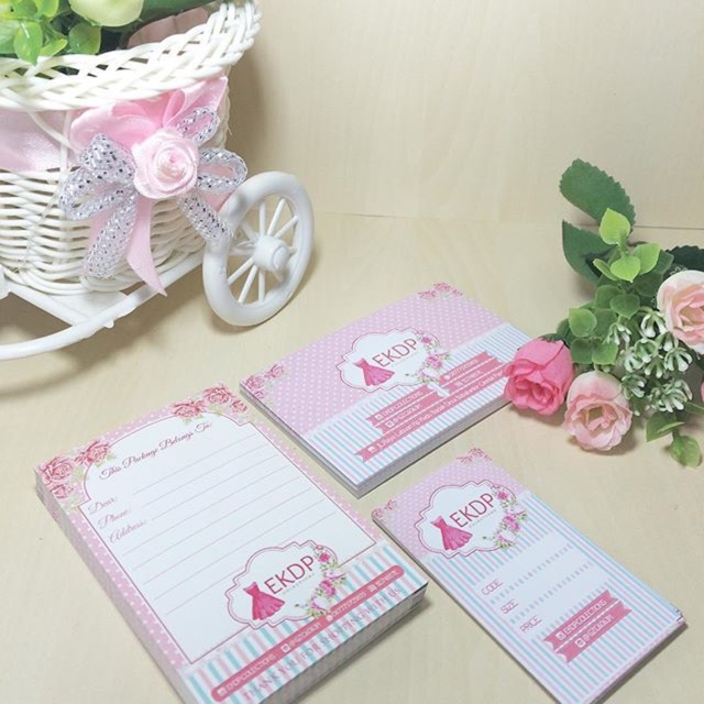 

Shipping card, kartu pengiriman stiker ❤️