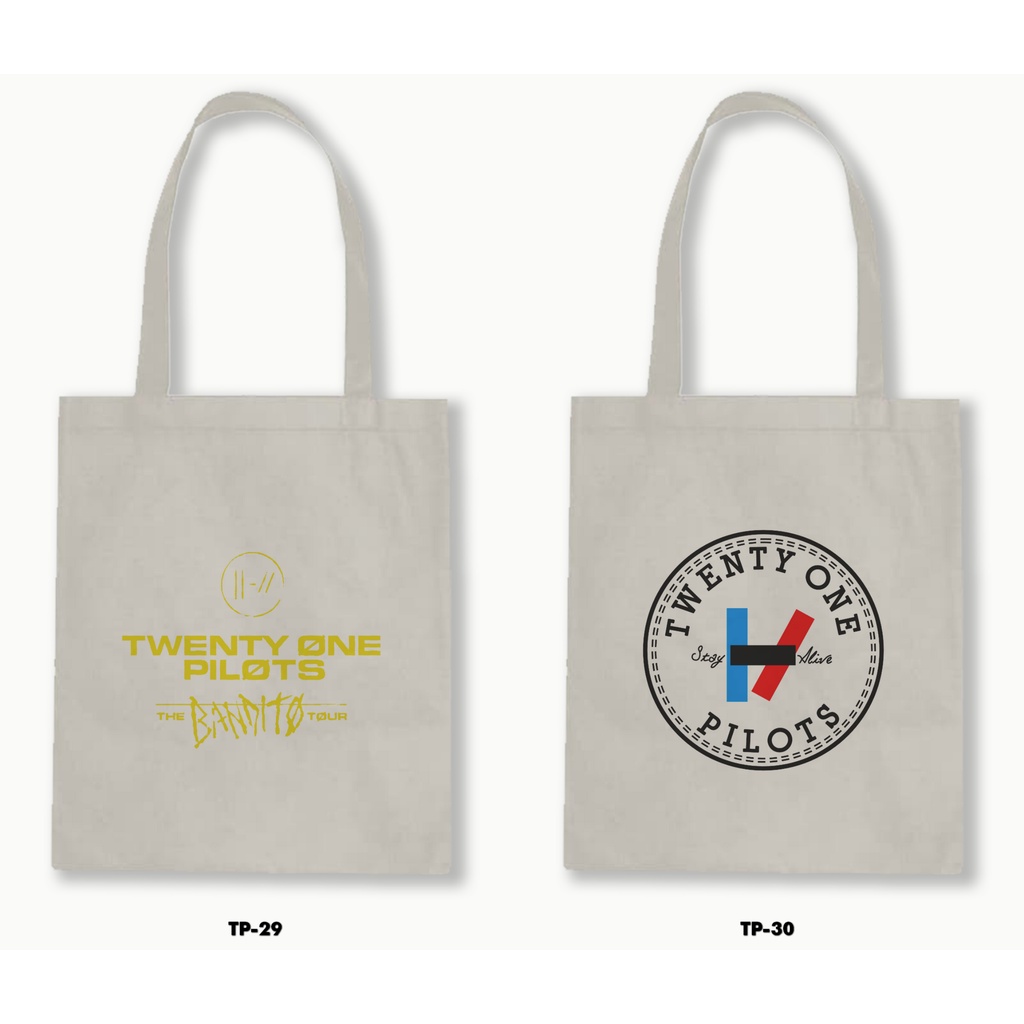 TOTE BAG BLACU - TWENTY ONE PILOTS 02