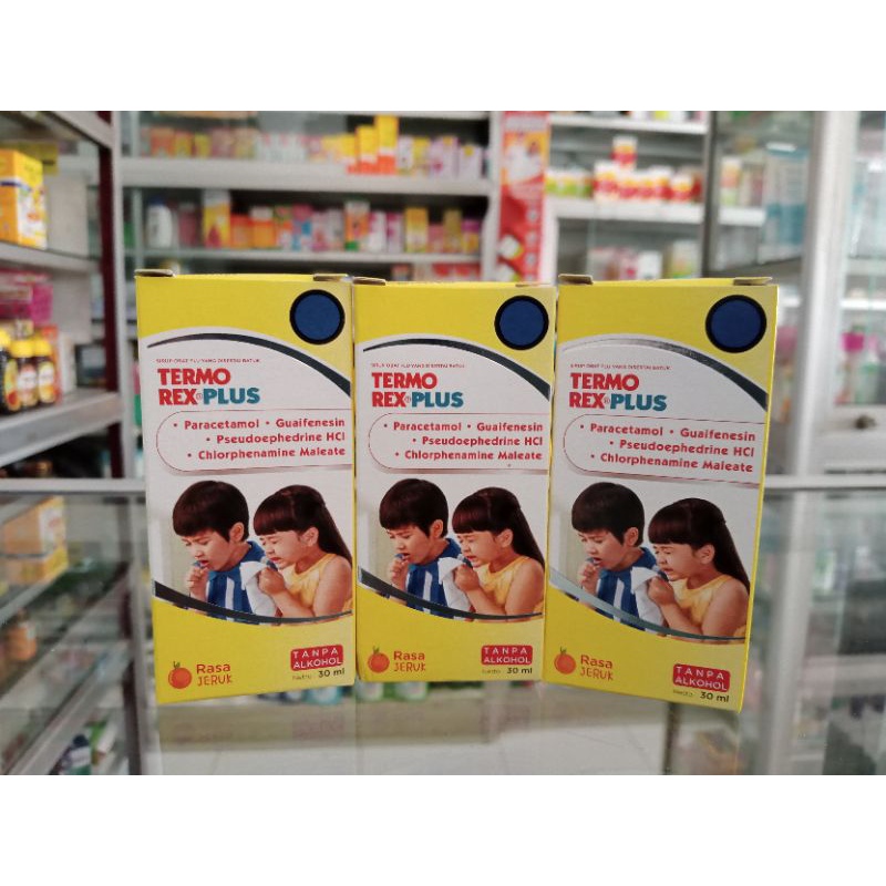 Termorex Plus 30ml Rasa Jeruk - ED 10/2023