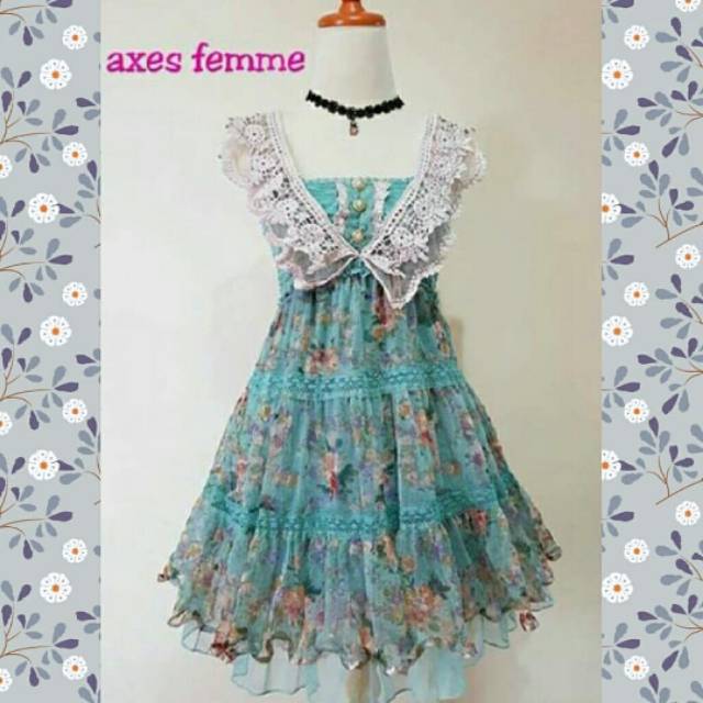 SALE Dress Japan flare axes femme tosca