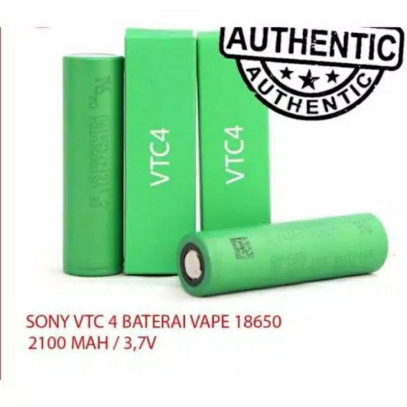 baterai sony vtc 4 tipe 18650 2100mah original