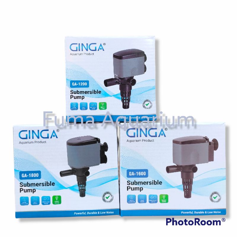 PROMO GINGA1800 GA-1800 POMPA CELUP FILTER AQUARIUM AQUASCAPE LOW WATT POWER HEAD SUBMERSIBLE PUMP