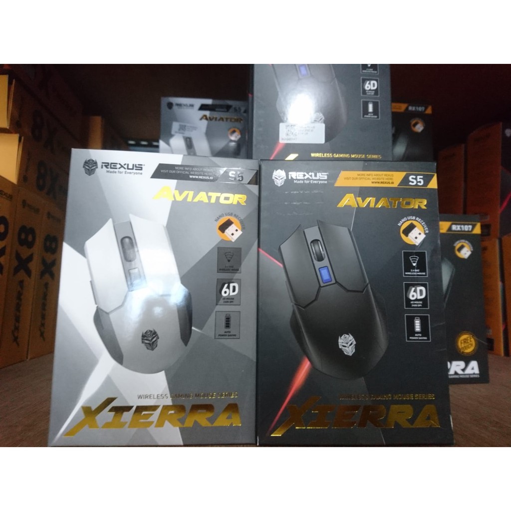 Rexus Mouse Wireless Xierra S5 Aviator