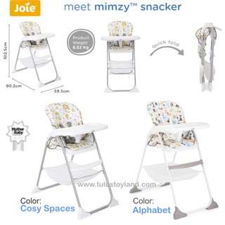  Joie  Mimzy Snacker Highchair Kursi  Makan  Anak High Chair 