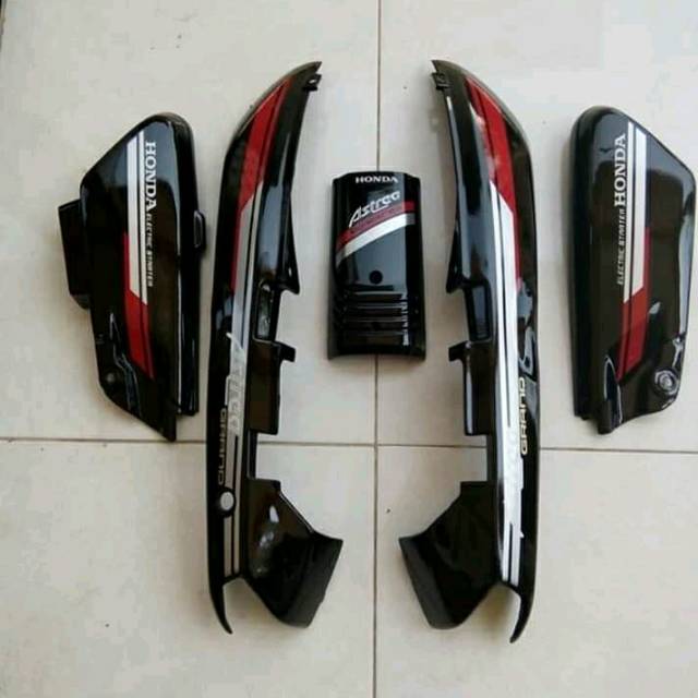 Cover Body Astrea Grand Bulus 91 92 / Body Samping Box Aki Dasi Plat Astrea Grand Bulus