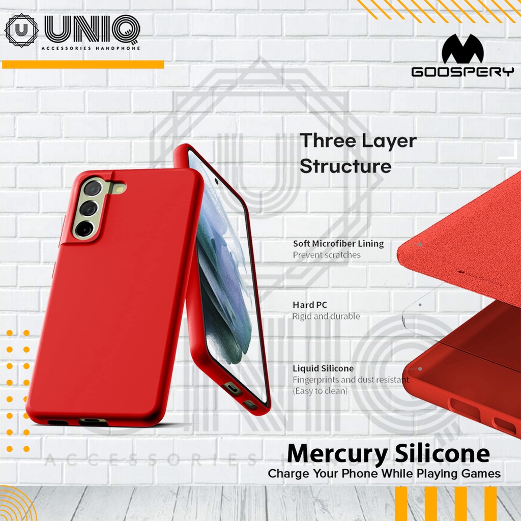 Casing GOOSPERY Samsung Galaxy S21 FE G990 Mercury Silicone Case