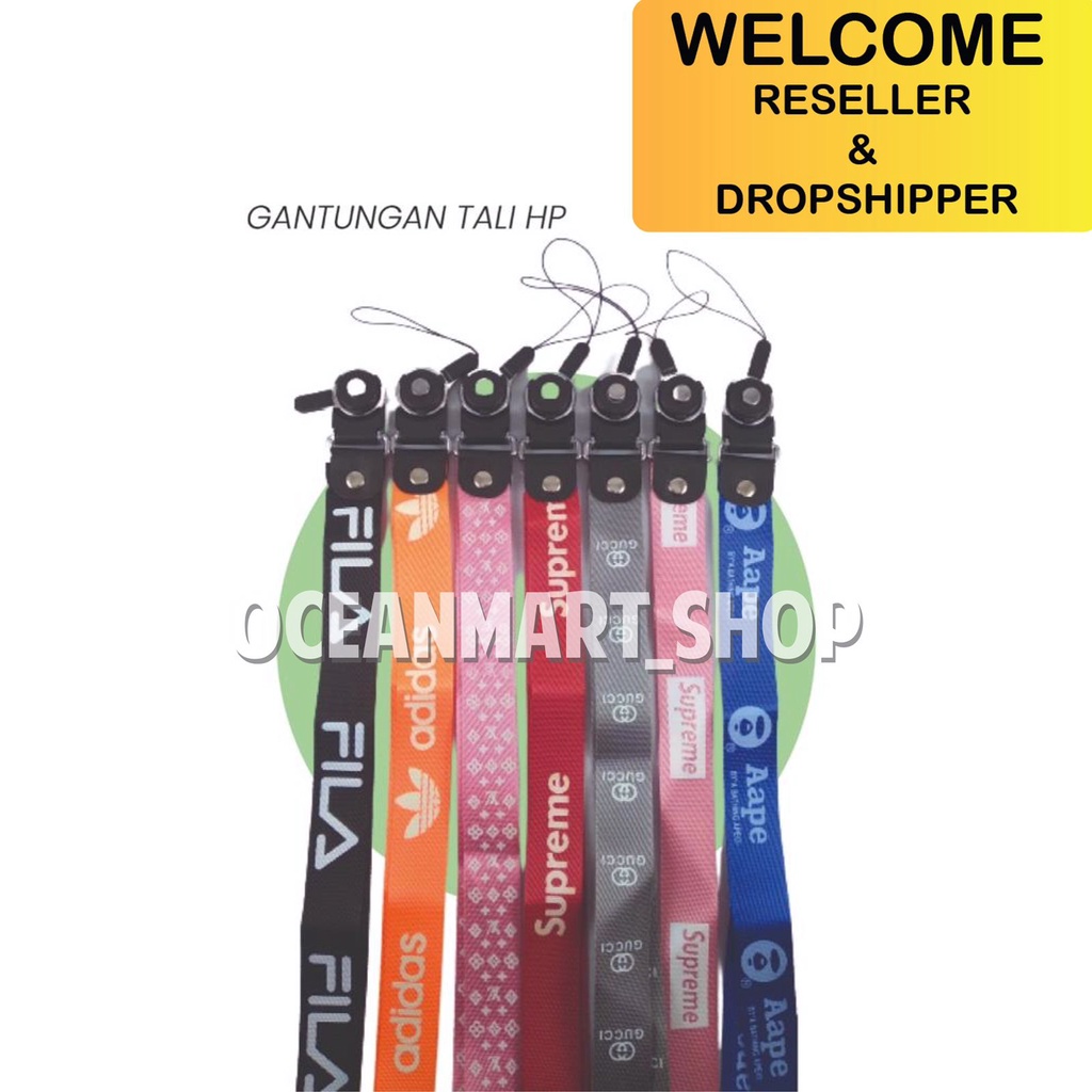 Tali Gantungan HP All Brand - Tali Gantungan Karakter - Strap Gantungan HP - Aksesoris HP