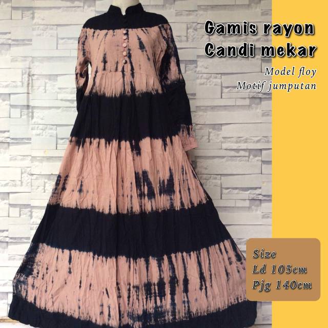 Gamis Rayon Candi Mekar