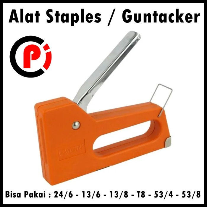 ORIGIN OTP 8 Alat Staples Gun Hekter Tembak Stapler Kayu Guntacker
