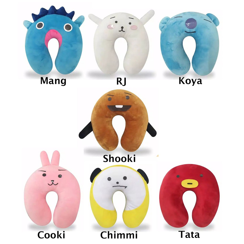 Bantal Leher BTS BT21 UnOfficial Bahan Yelvo Halus Bantal Leher BTS BT21 UnOfficial Bahan Yelvo Halus