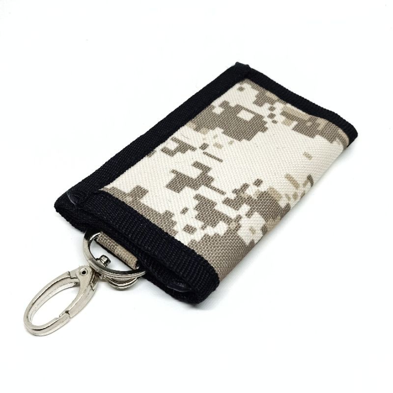 Dompet STNK Gantungan Kunci Mobil / Motor - Motif Loreng Army