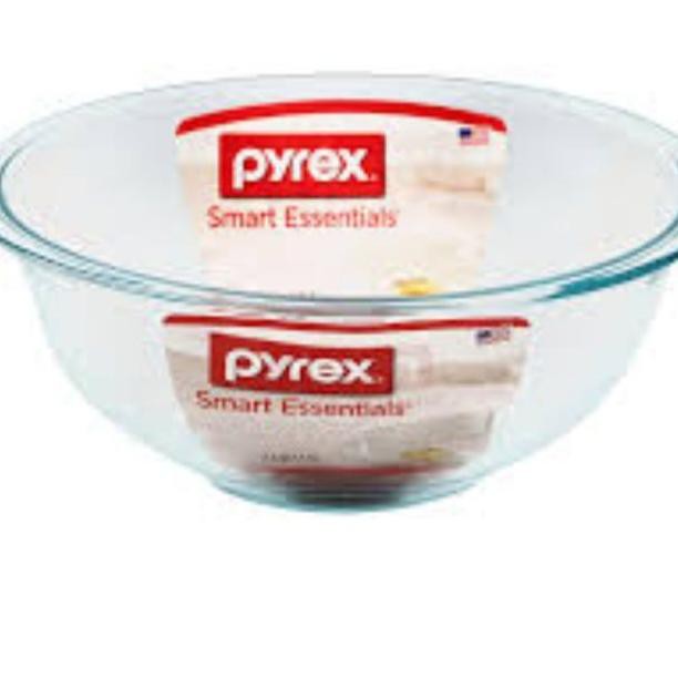 Big Sale Pyrex Clear Glass Mixing Bowl Tebal 2.4L / 2.4 Liter Big Sale