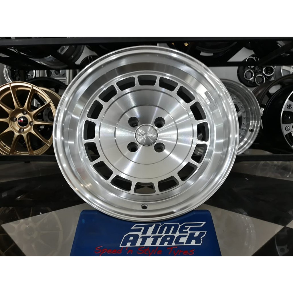 Jual Velg Racing Celong R16 Untuk Modif Mobilio Jazz Yaris Swift Mazda2 Warna Silver Polish Indonesia Shopee Indonesia