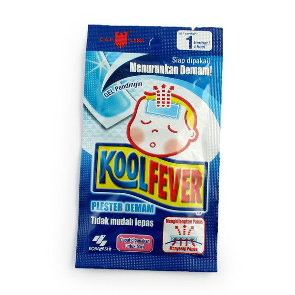 Cap Lang Kobayashi Kool Fever Gel Plester Deman Bayi 1pc Shopee Indonesia