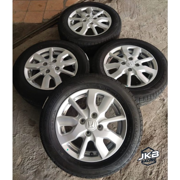 Velg Mobil Bekas Oem New Brio Ring 14 Ban Dunlop 175 65 R14