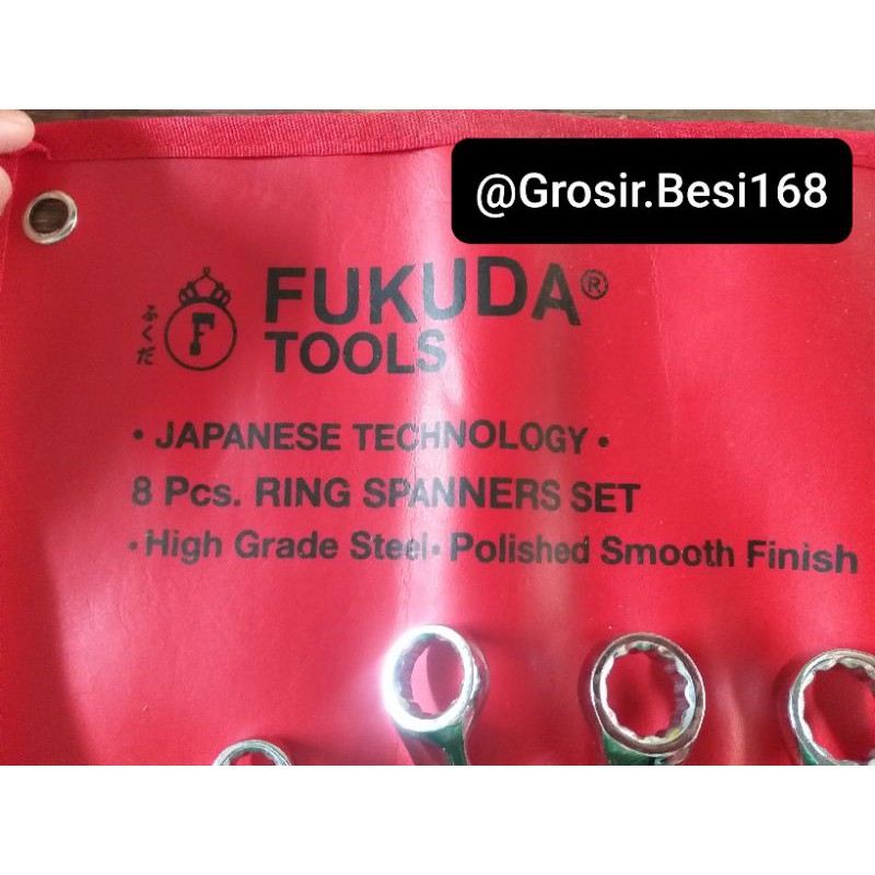 Kunci Ring Set Fukuda Japan  6-22 / Barakuda 6-24 Double Ring