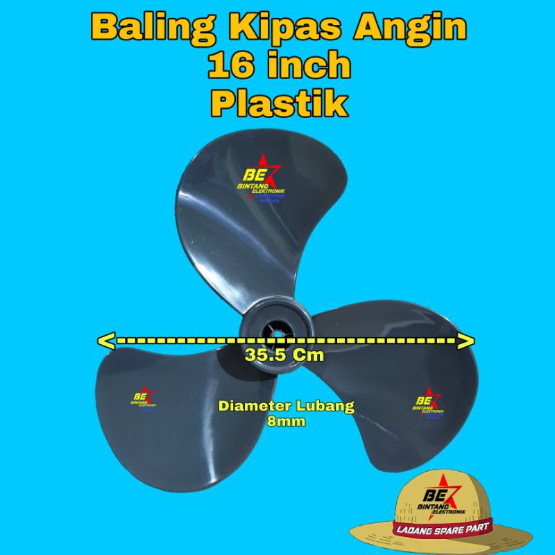 [COD] Baling kipas maspion kipas sanex baling kipas sekai 16 inchi plastik