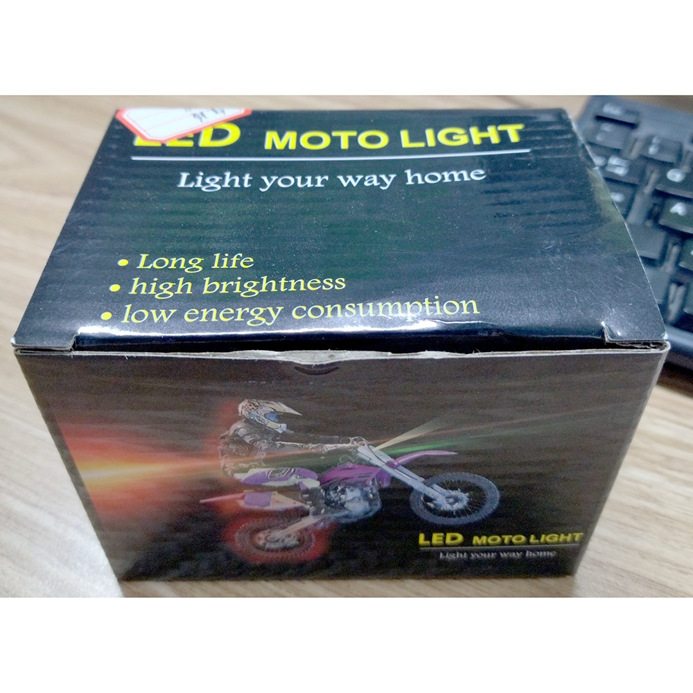 GS8 Lampu Tembak Motor LED High Low Beam U2 1200 Lumens 30W U1200 Black