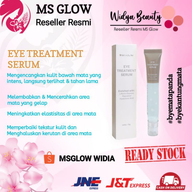 eye serum msglow/eye treatment serum msglow/eyebag circle /kantung mata/mata panda