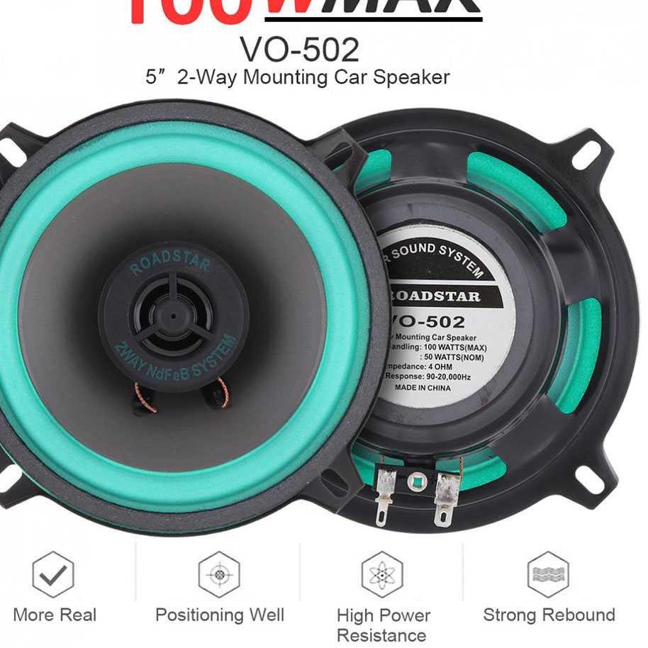 Speaker Subwoofer Mobil HiFi 5 Inch 100W 1 PCS