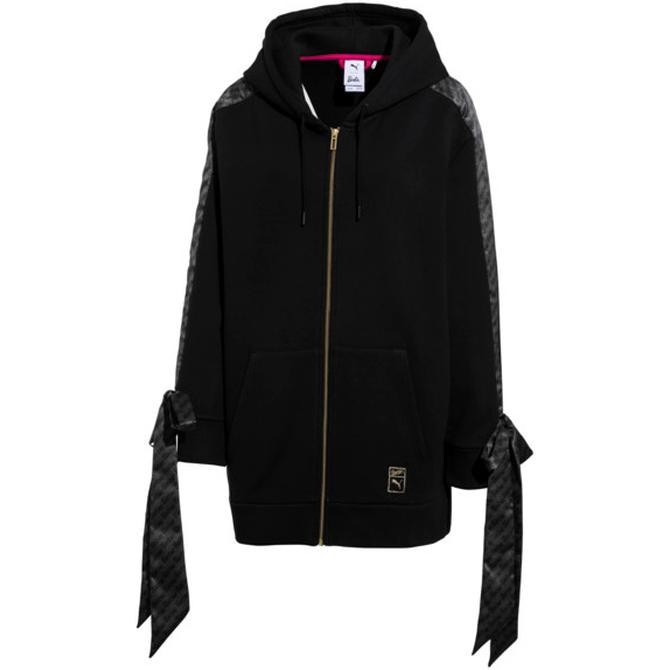 Jaket Wanita Puma X Barbie Fz Hoodie Puma Black - 576768-01 Deevagrosir.Olshop