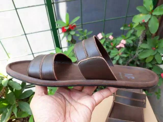 Sendal pria kulit asli Garut terbaru 2018 CASUAL sandal murah