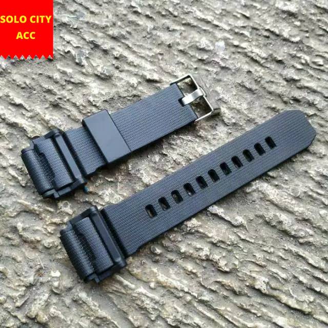 STRAP TALI JAM CASIO G-SHOCK GD-400 GD400 WARNA HITAM RUBBER STRAP CASIO G-SHOCK GD400 BERKUALITAS