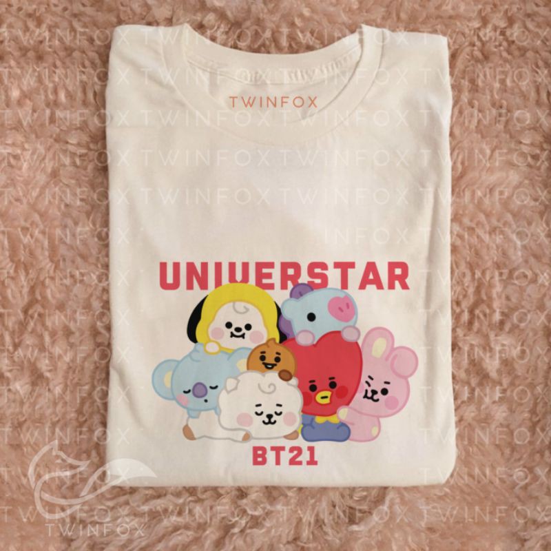 Kaos Kpop Unisex Universtar All Bangtan