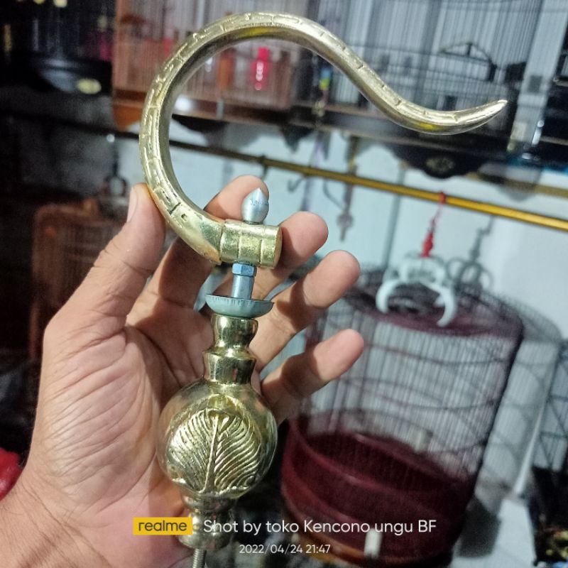 gantungan sangkar gold cantolan sangkar kosan gepengan