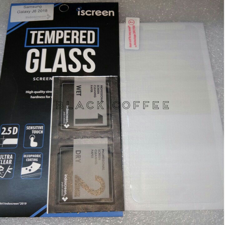 Tempered glass samsung J6 2018 tempered glass iScreen bening