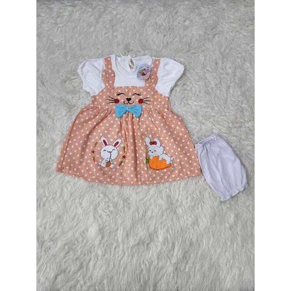 baju bayi perempuan dress babygirl hsn8