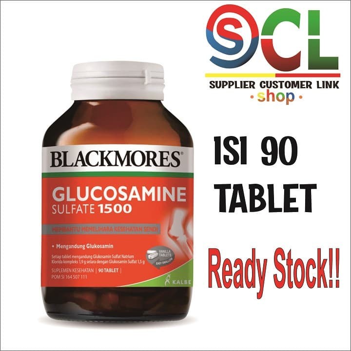 BLACKMORES GLUCOSAMINE SULFATE 1500, KALBE ( 90 Tablet)