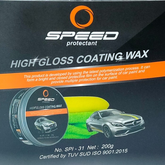 Speed High Gloss Coating Wax - Hydrophobic Effect / UV Protection