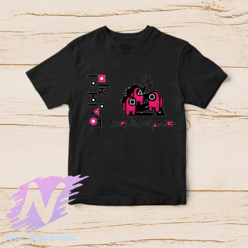 baju anak squid game kaos among us squid game