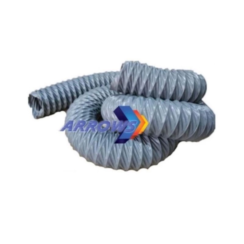 Flexible terpaulin 4 inchi 10 meter duct hose 4 inchi selang flexible 4 inchi