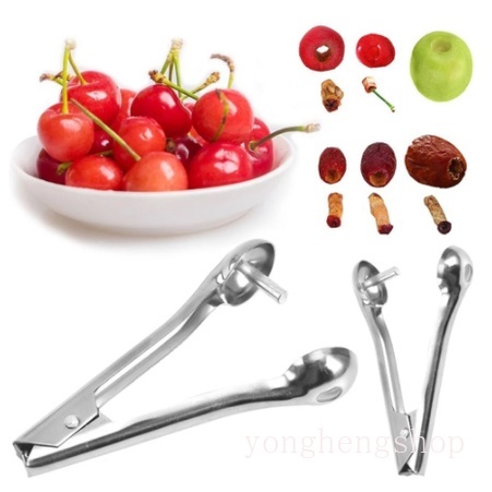 Alat Pembuang Biji Buah Ceri Bahan Stainless Steel