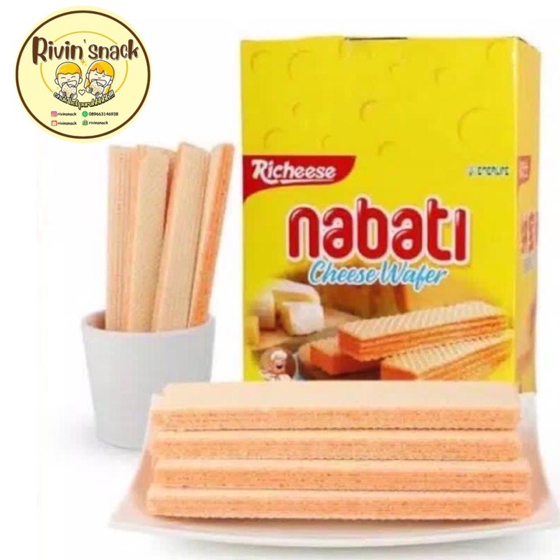 

RICHEESE WAFER NABATI ( 1 PACK ISI 20 ) @7.5gr