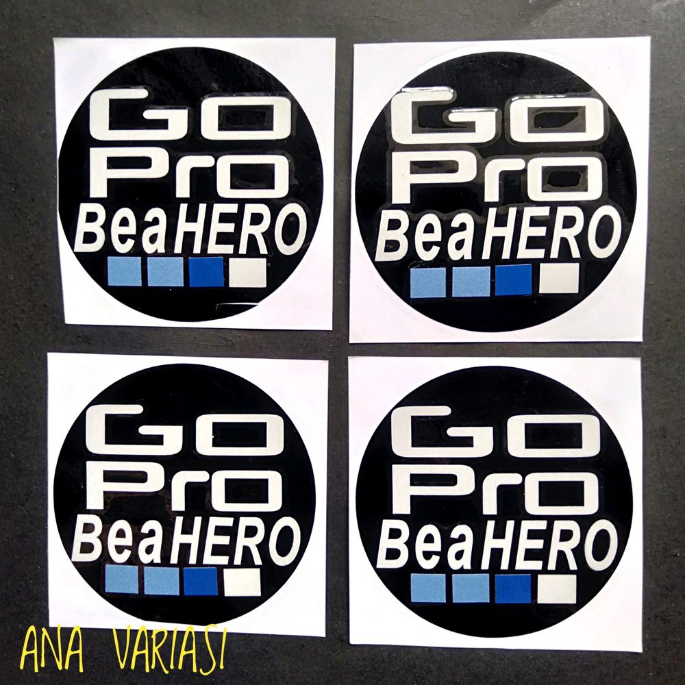 

sticker cutting GOPRO BEA HERO stiker gopro isi 4 pcs Murah