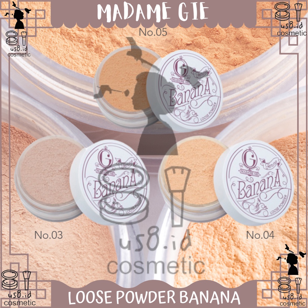 Madame Gie Femme Banana Loose Powder - MakeUp Bedak Tabur || Velvet Madamegie || Perfect Velvet