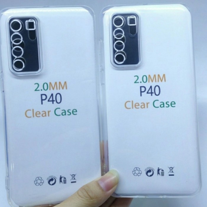 0RI Softcase Clear Case Sillikon Kondom Case Bening Casing Huawei P40 by POA