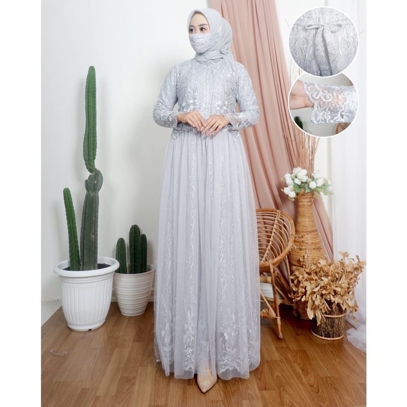 RED LOVE 136/ GAMIS RED LOVE TERBARU /GAMIS MEWAH TILLE MUTIARA /GAMIS TILLE MUTIARA ROMPI / GAMIS TILLE MUTIARA TERBARU /GAMIS BRUKAT MEWAH/GAMIS MUSLIMAH/GAMIS UNDANGAN/GAMIS BRUKAT FASHION/ GAMIS PESTA