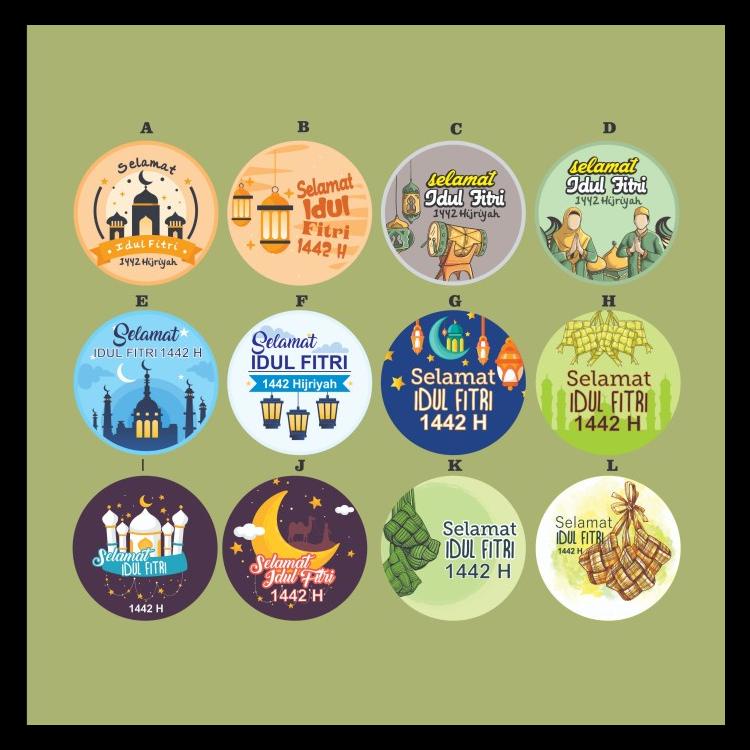 

STICKER LABEL PARCEL / KUE KERING UNTUK IDUL FITRI / LEBARAN TERMURAH