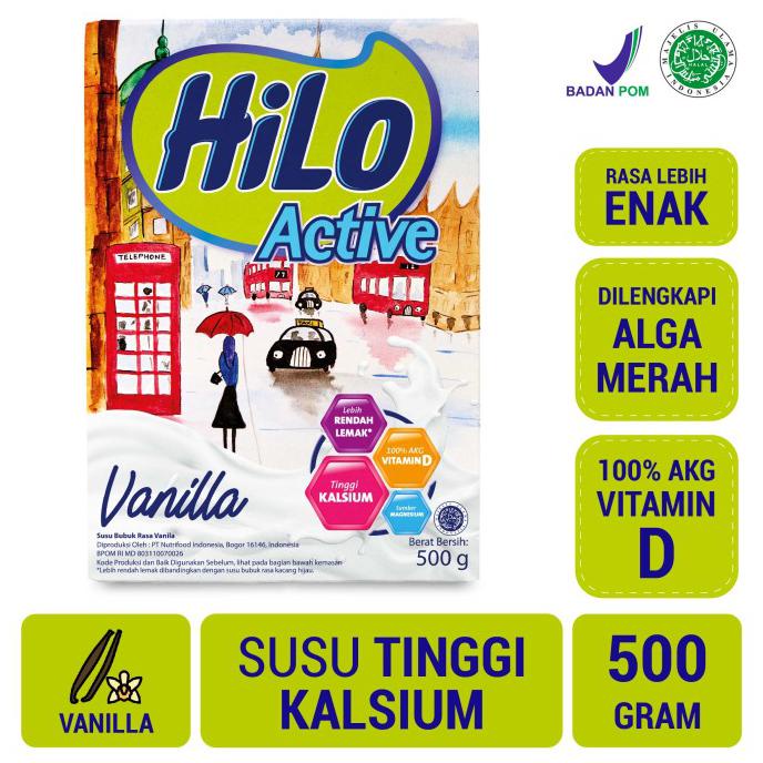 

Diskon HiLo Active Vanilla 500gr Promo Awal tahun