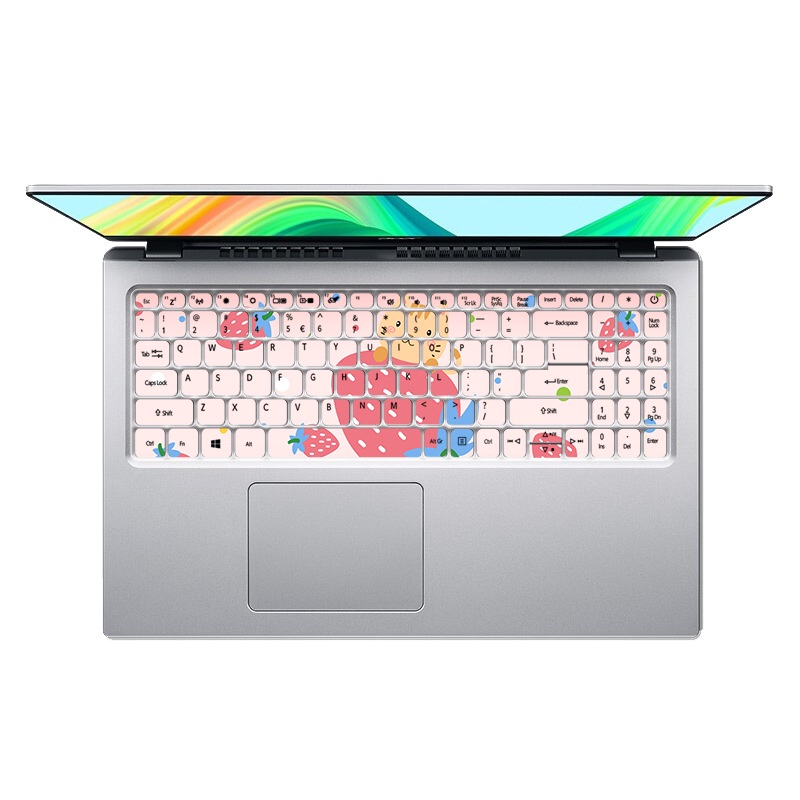 Film Pelindung Debu Keyboard Laptop Motif Kartun Bunga Untuk Acer Swift3-15.6 Inch SF315-41-R7AD
