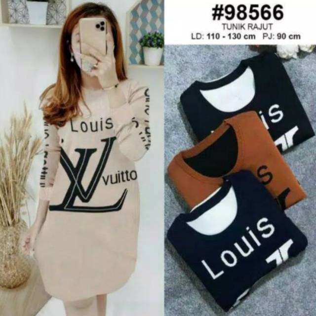 DRESS TUNIK LV  RAJUT IMPORT