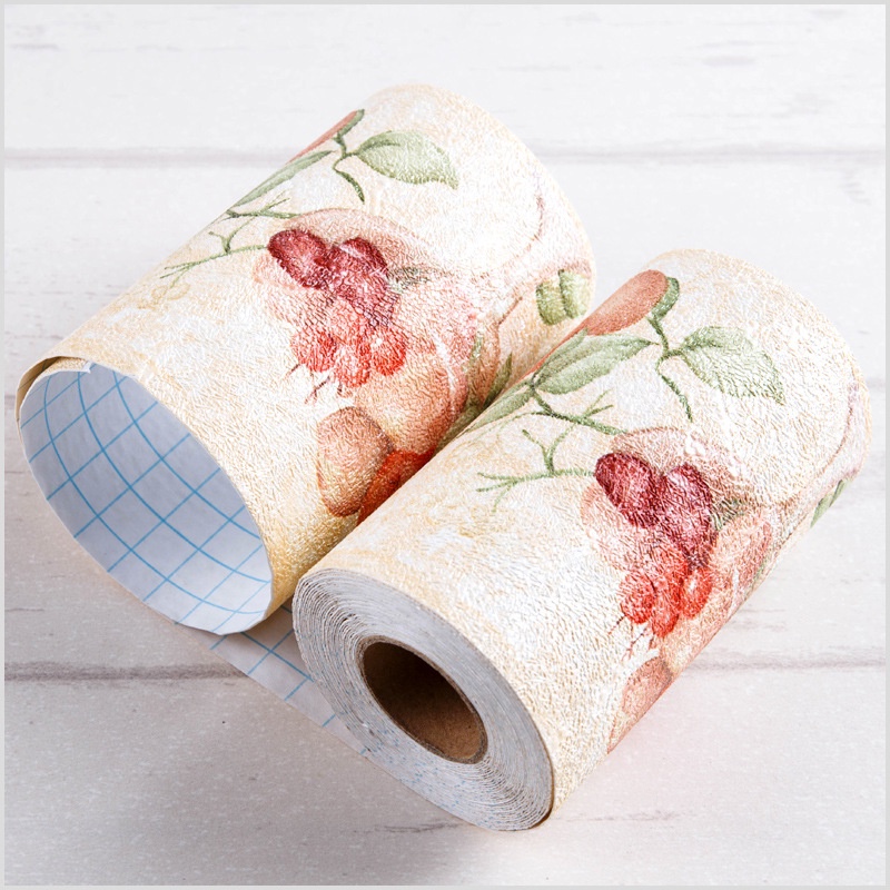 Reliza Wall Border 10cm x 5meter Premium Timbul tebal High Quality LDR Stiker Dinding PM64